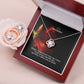 To My Soulmate, Happy Valentine's Day My Love - Love Knot Earring & Necklace Set - Gift for Her