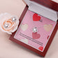 To My Sister, You Mean The World And More To Me - Love Knot Earring & Necklace Set - Gift for Sister