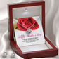 Happy Mother's Day! Thank You For Being My Anchor In This Stormy Sea Of Life - Love Knot Earring & Necklace Set - Gift for Mom