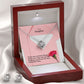 To My Daughter, Sending You All My Love This Valentine's Day - Love Knot Earring & Necklace Set - Gift for Daughter