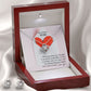 My Dearest Wife, I Find A Woman Who Cope With My Demanding Personality - Love Knot Earring & Necklace Set - Gift for Wife