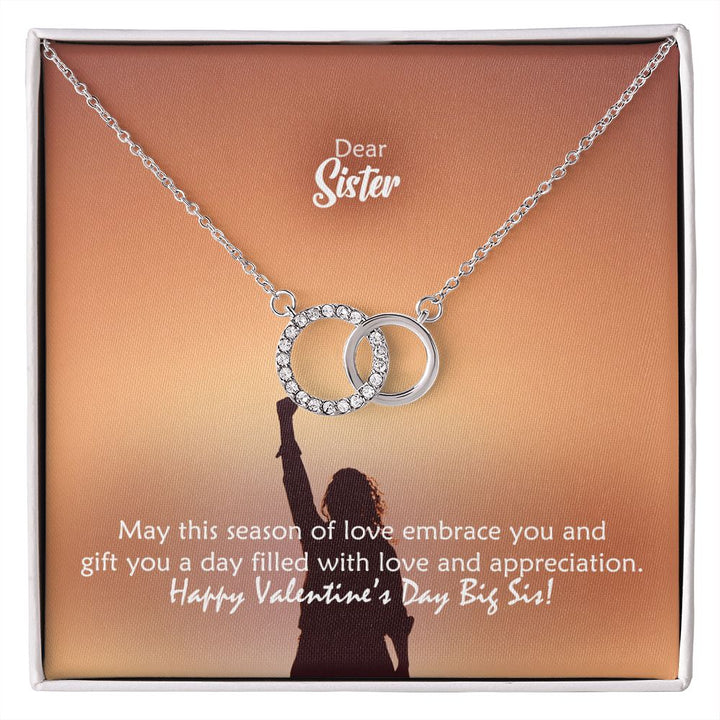 Dear Sister, May This Season of Love Embrace You And Gift Filled With Love &amp; Appreciation - Perfect Pair Necklace - Gift for Sister