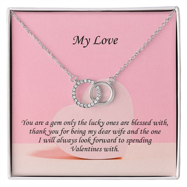 My Love, Thank You For Being My Dear Wife - Perfect Pair Necklace - Gift for Wife