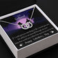 To My Girlfriend, Happy Valentine's Day - Perfect Pair Necklace - Gift for Girlfriend