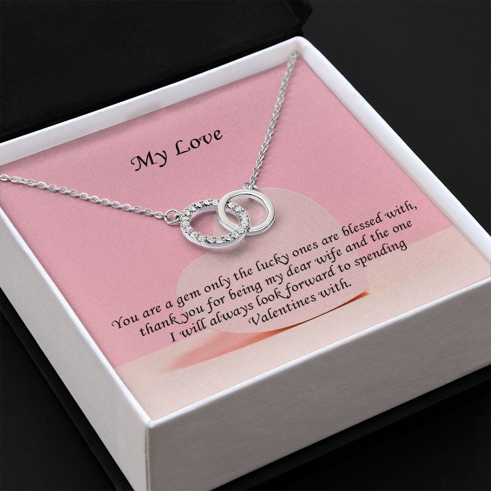 My Love, Thank You For Being My Dear Wife - Perfect Pair Necklace - Gift for Wife