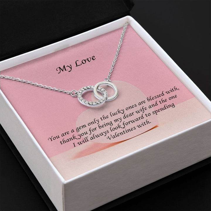 My Love, Thank You For Being My Dear Wife - Perfect Pair Necklace - Gift for Wife