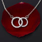 To My Girlfriend, Happy Valentine's Day - Perfect Pair Necklace - Gift for Girlfriend