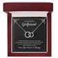 To My Beautiful Girlfriend, I Love You Forever & Always - Perfect Pair Necklace - Gift for Girlfriend