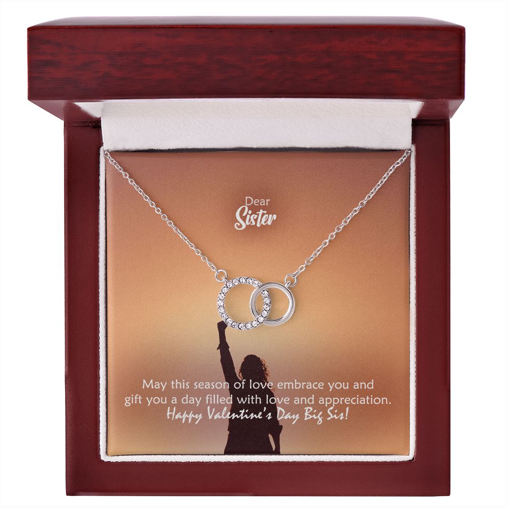 Dear Sister, May This Season of Love Embrace You And Gift Filled With Love &amp; Appreciation - Perfect Pair Necklace - Gift for Sister