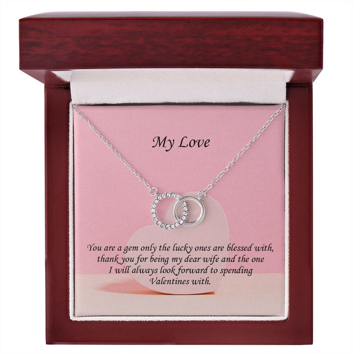 My Love, Thank You For Being My Dear Wife - Perfect Pair Necklace - Gift for Wife
