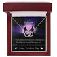 To My Girlfriend, Happy Valentine's Day - Perfect Pair Necklace - Gift for Girlfriend