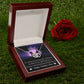To My Girlfriend, Happy Valentine's Day - Perfect Pair Necklace - Gift for Girlfriend