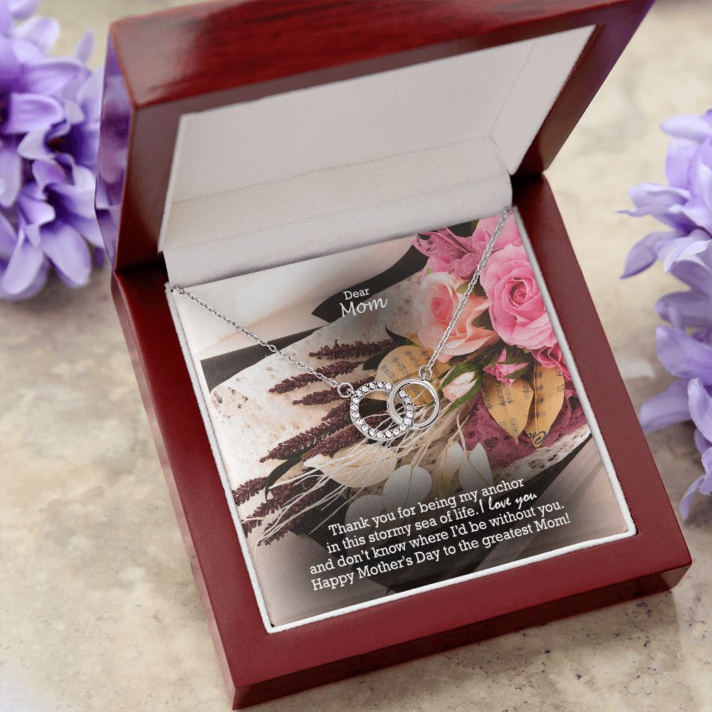 Happy Mother's Day To The Greatest Mom! - Perfect Pair Necklace - Gift for Mom