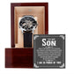 To My Son, I Am So Proud of You - Men's Openwork Watch - Gift for Son