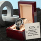 Son, You're One of a Kind - Happy Birthday - Men's Openwork Watch - Gift for Son