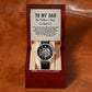 To My Dad, I Love You For Being You - Men's Openwork Watch - Gift for Dad