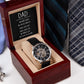 Dad, I Have Loved You My Whole Life - Men's Openwork Watch - Gift for Dad