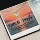 Faith & Prayer are The Vitamins of The Soul - Faith Cross Necklace - Gift for Him - Gift for Her
