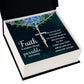 Faith It Makes Things Possible, Not Easy - Faith Cross Necklace - Gift for Him - Gift for Her