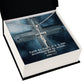 Faith by itself, if it is Not Accompanied By Action, is Dead - Faith Cross Necklace - Gift for Him - Gift for Her