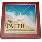 Believe That You Have Received It - Faith Cross Necklace - Gift for Him - Gift for Her