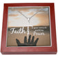 Faith Is Your Miracle Working Power - Faith Cross Necklace - Gift for Him - Gift for Her