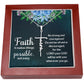 Faith It Makes Things Possible, Not Easy - Faith Cross Necklace - Gift for Him - Gift for Her