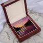 Faith, Must Be Enforced By Reason. When Faith Becomes Blind It Dies - Faith Cross Necklace - Gift for Him - Gift for Her