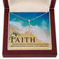 Believe That You Have Received It - Faith Cross Necklace - Gift for Him - Gift for Her