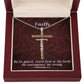 Stand Firm In The Faith - Faith Cross Necklace - Gift for Him - Gift for Her
