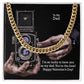 To My Dad, I'm So Lucky To Have You As My Dad - Happy Valentine's Day - Cuban Link Chain Necklace - Gift for Dad