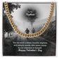 To My Nephew, You Are Such A Sweet, Humble Nephew, With Simple Needs, Who Never Wants To Call Attention To Himself - Cuban Link Chain Necklace - Gift for Nephew