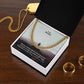 To My Brother, Having A Brother That Is A Friend Has Been A Big Part of What Has Made My Life Happy - Cuban Link Chain Necklace - Gift for Brother