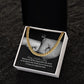 To My Dad, Happy Valentine's Day - Wishing You All The Happiness In The World On This Special Day - Cuban Link Chain Necklace - Gift for Dad