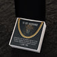 To My Husband, He Creates The Toughest Soldiers Through Life's Through Life's Hardest Battles - Cuban Link Chain - Gift for Husband