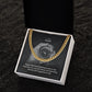 To My Friend, Happy Valentine's My Friend, Near or Far, Wherever You Are - Cuban Link Chain Necklace - Gift for Friend