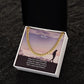 To My Brother, Hope Your Valentine's Day Bring You Happy Thoughts - Cuban Link Chain Necklace - Gift for Brother