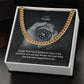 To My Friend, Happy Valentine's My Friend, Near or Far, Wherever You Are - Cuban Link Chain Necklace - Gift for Friend