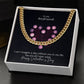 To My Boyfriend, I Can't Imagine A Day Without You In My Life - Cuban Link Chain Necklace - Gift for Boyfriend