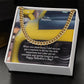 To My Nephew, Happy Valentine's Day - Cuban Link Chain Necklace - Gift for Nephew