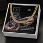 To My Dad, I'm So Lucky To Have You As My Dad - Happy Valentine's Day - Cuban Link Chain Necklace - Gift for Dad