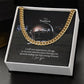 Dear Nephew, I Will Not Experience Old Age In Its True Essence Since Having You Around Makes Me Feel Young Forever - Cuban Link Chain Necklace - Gift for Nephew