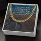 It's About Being Better Than You Were The Day Before - Cuban Link Chain - Gift for Boyfriend