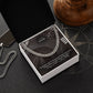 To My Friend, My Greatest Wish For The Greatest Friend In The History of Friendship Is To Enjoy Life & Fall In Love - Cuban Link Chain Necklace - Gift for Friend