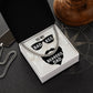 To My Bad Ass Bearded Dad - Cuban Link Chain Necklace - Gift for Dad
