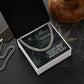 Dad, Difficult Roads Often Lead To Beautiful Places - Cuban Link Chain Necklace - Gift for Dad