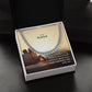 To My Husband, I Wanted To Spend Every Single Valentine's Day With You - Cuban Link Chain Necklace - Gift for Husband