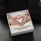 To My Soulmate, I Can Never Stop Loving You; You Are My World & The Missing Part of My Life - Cuban Link Chain Necklace - Gift for Him