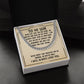 To My Son, Never Feel That You Are Alone - Cuban Link Chain - Gift for Son