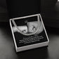 To My Dad, Happy Valentine's Day - Wishing You All The Happiness In The World On This Special Day - Cuban Link Chain Necklace - Gift for Dad